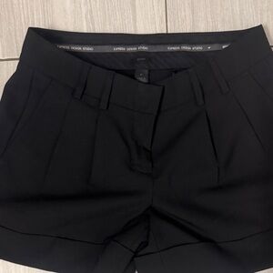 Express Design Studio Black High Waist Shorts